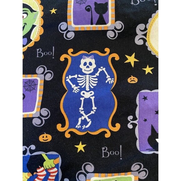 SB Scrubs Womens Halloween Scrub Top Size XL Short Sleeve Pockets - Picture 9 of 12